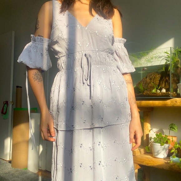 NWT Lost Ink embroidered floral dress - Picture 1 of 8